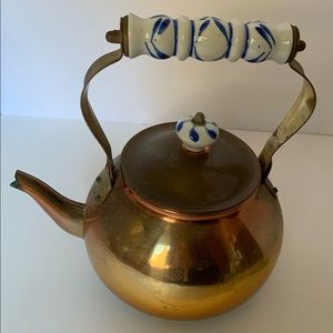 Vintage Copper Tea Kettle/Pot